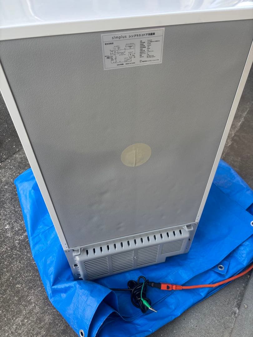 【2024年製‼️送料込‼️】冷凍冷蔵庫SP-90LD2【90ℓ】 simplus