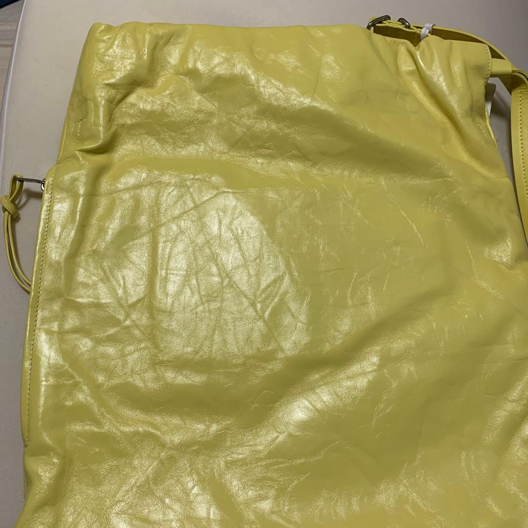 バッグ JIL SANDER Drawstring Bag pastel yellow