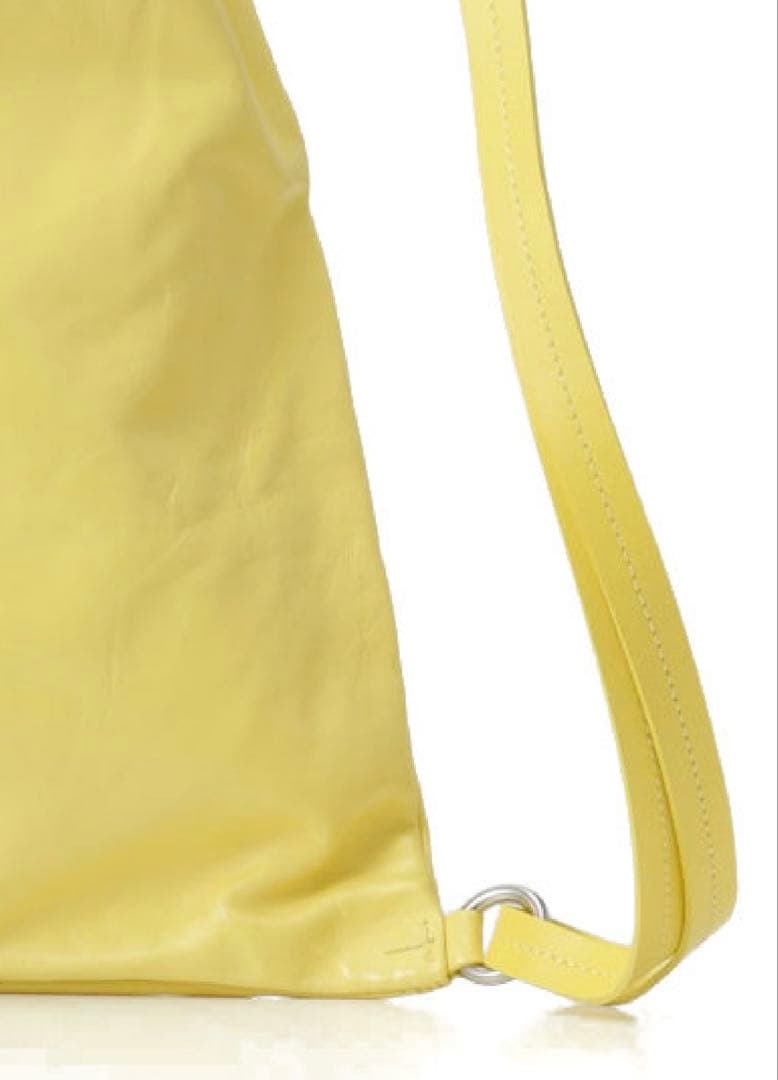 バッグ JIL SANDER Drawstring Bag pastel yellow