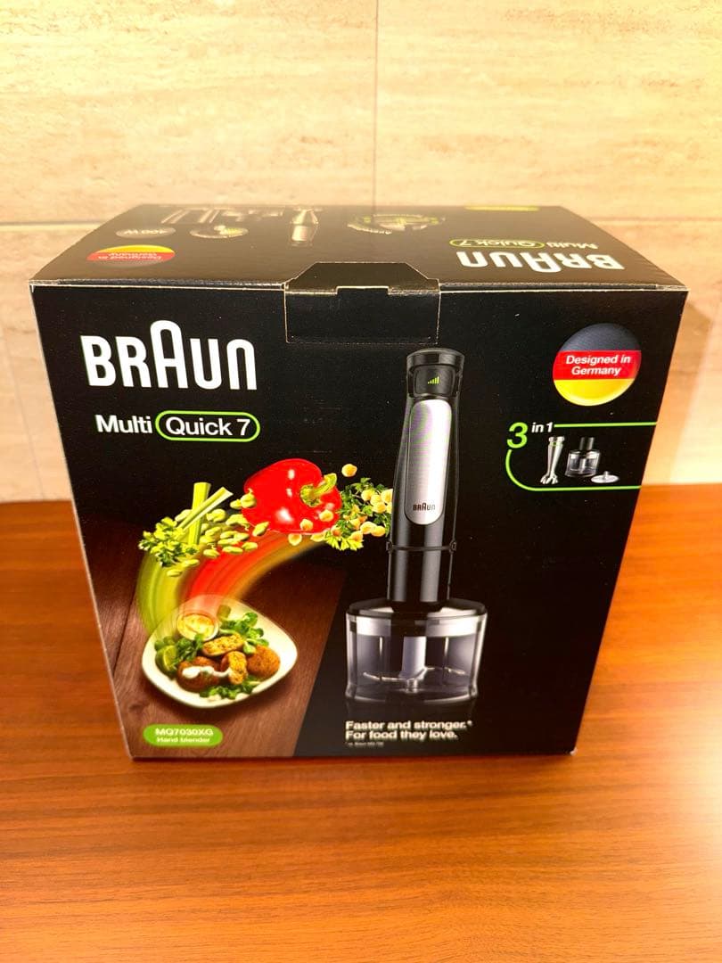 【新品未使用】ブラウン MQ7030XG ハンドブレンダー