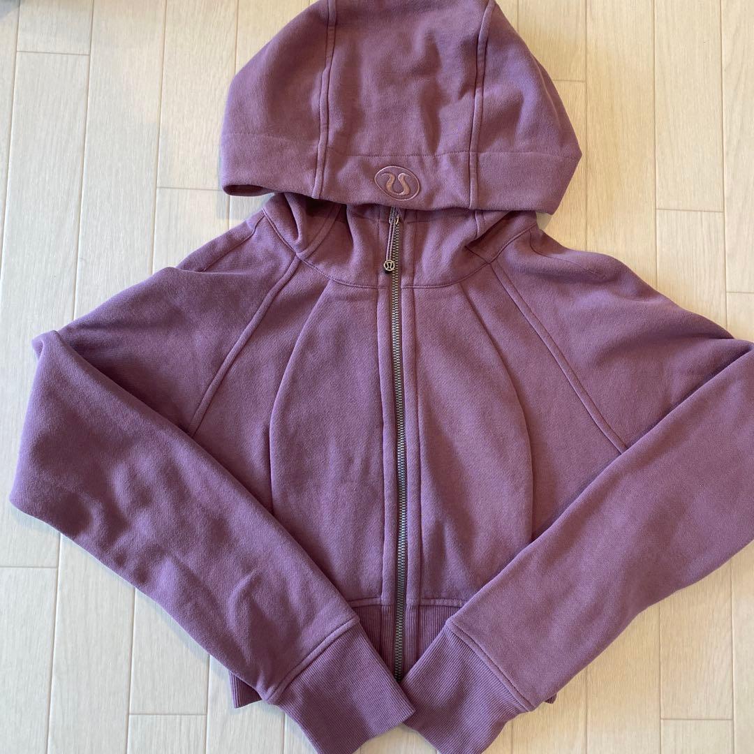 Lululemon フード付きクロップドパーカー サイズ4