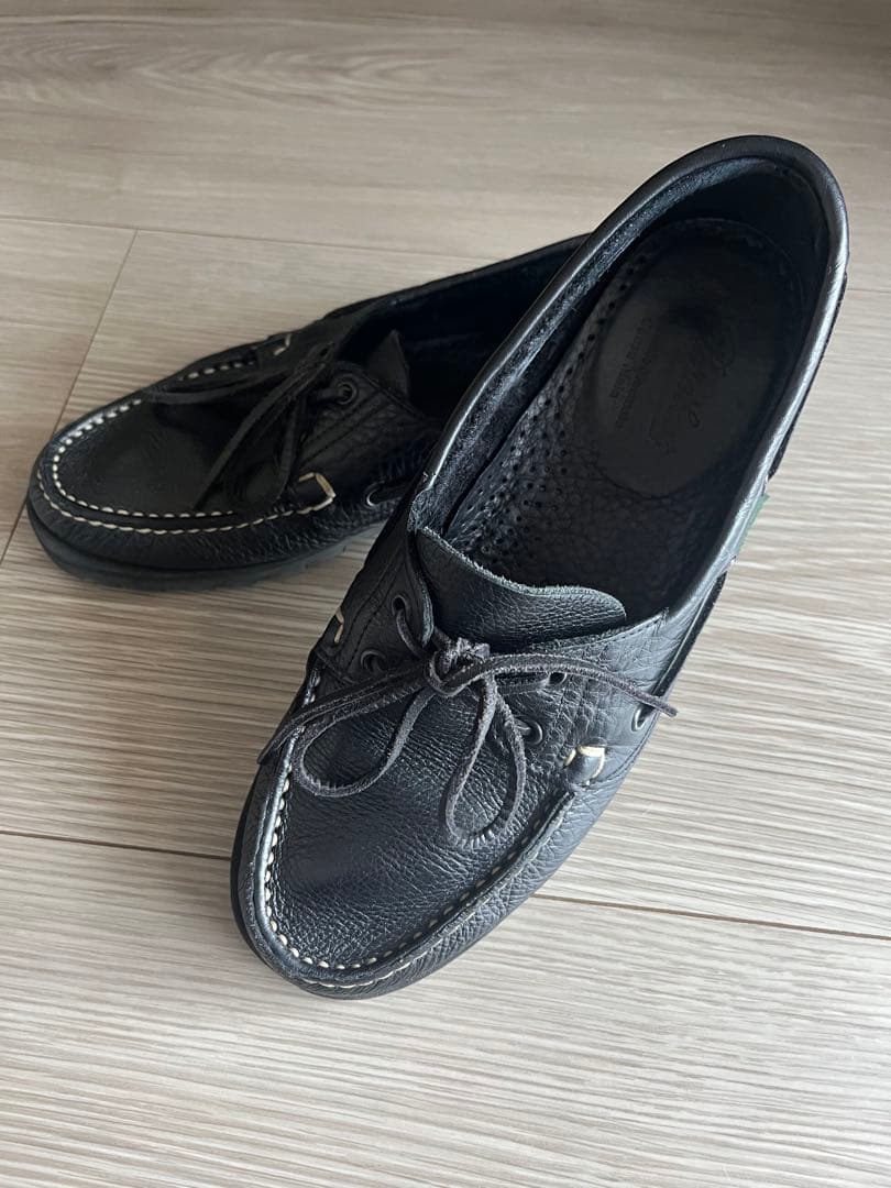 mmm　UNITED ARROWS別注 シボ革 パラブーツデッキシューズ