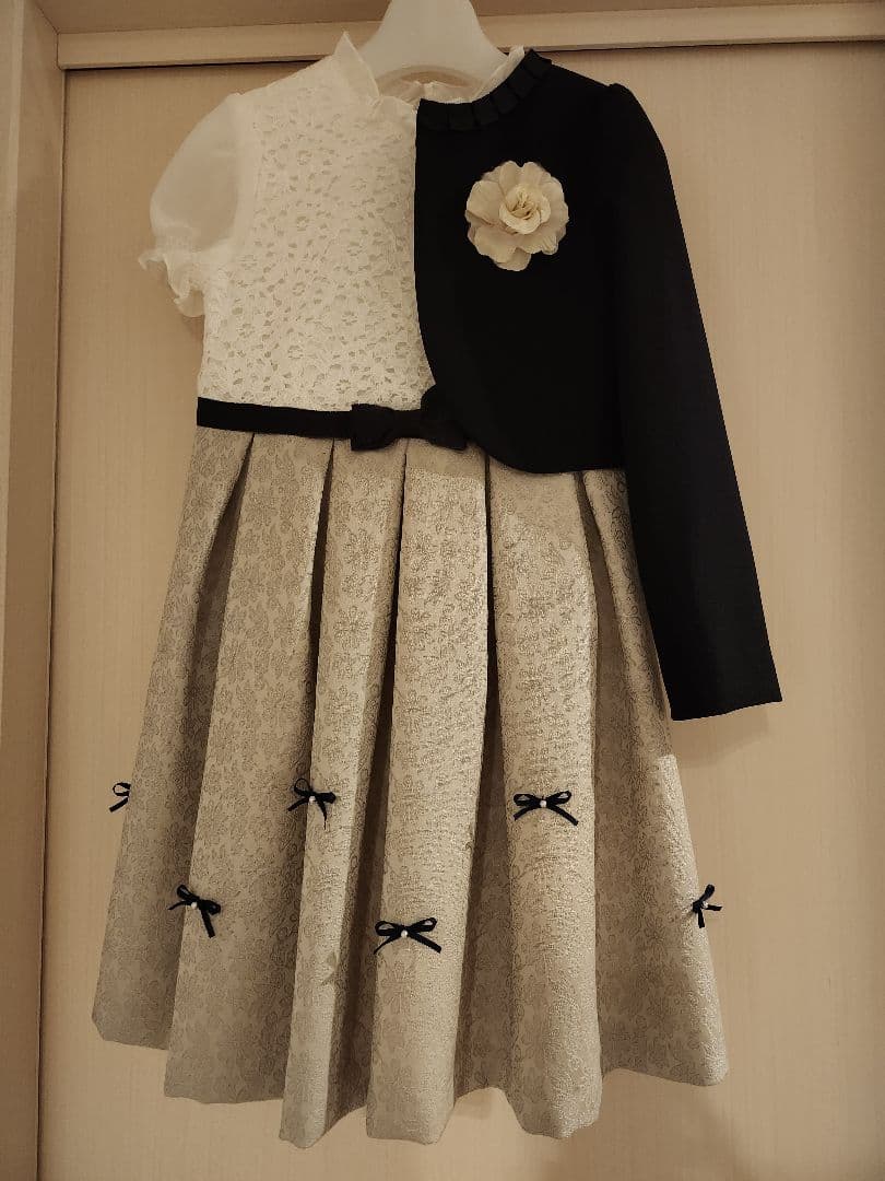 値下げ　入学式　女の子　フォーマルウェア　ワンピース　ジャケット付き