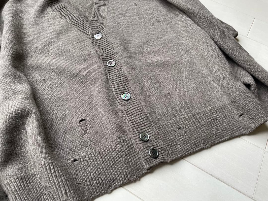 【美品】24aw kaga ryu ニット カーディガン ベスト タグ付き