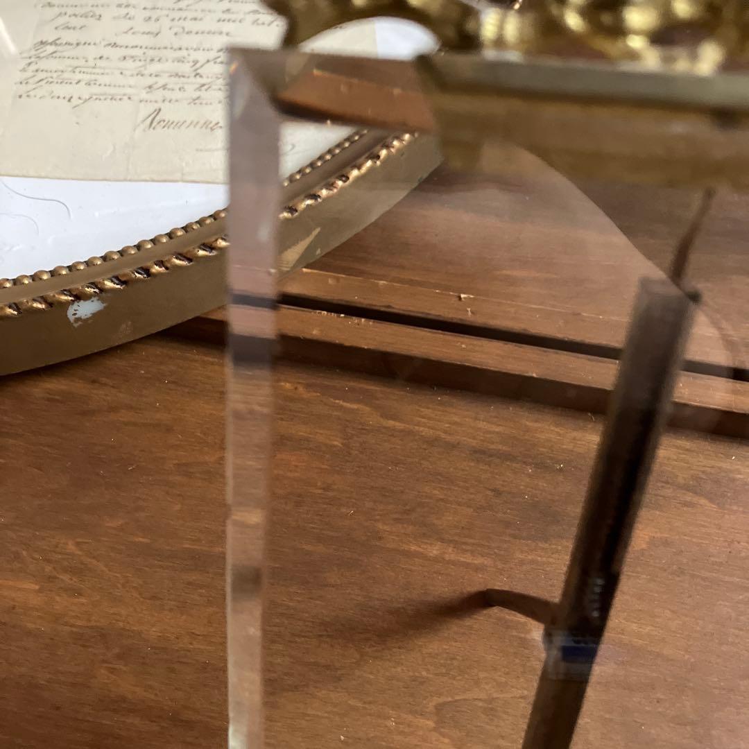 フランスアンティークフォトフレーム　フランスアンティーク額　ベベルガラス