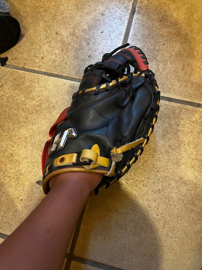 キャッチャーミット　ハタケマ(軟式)