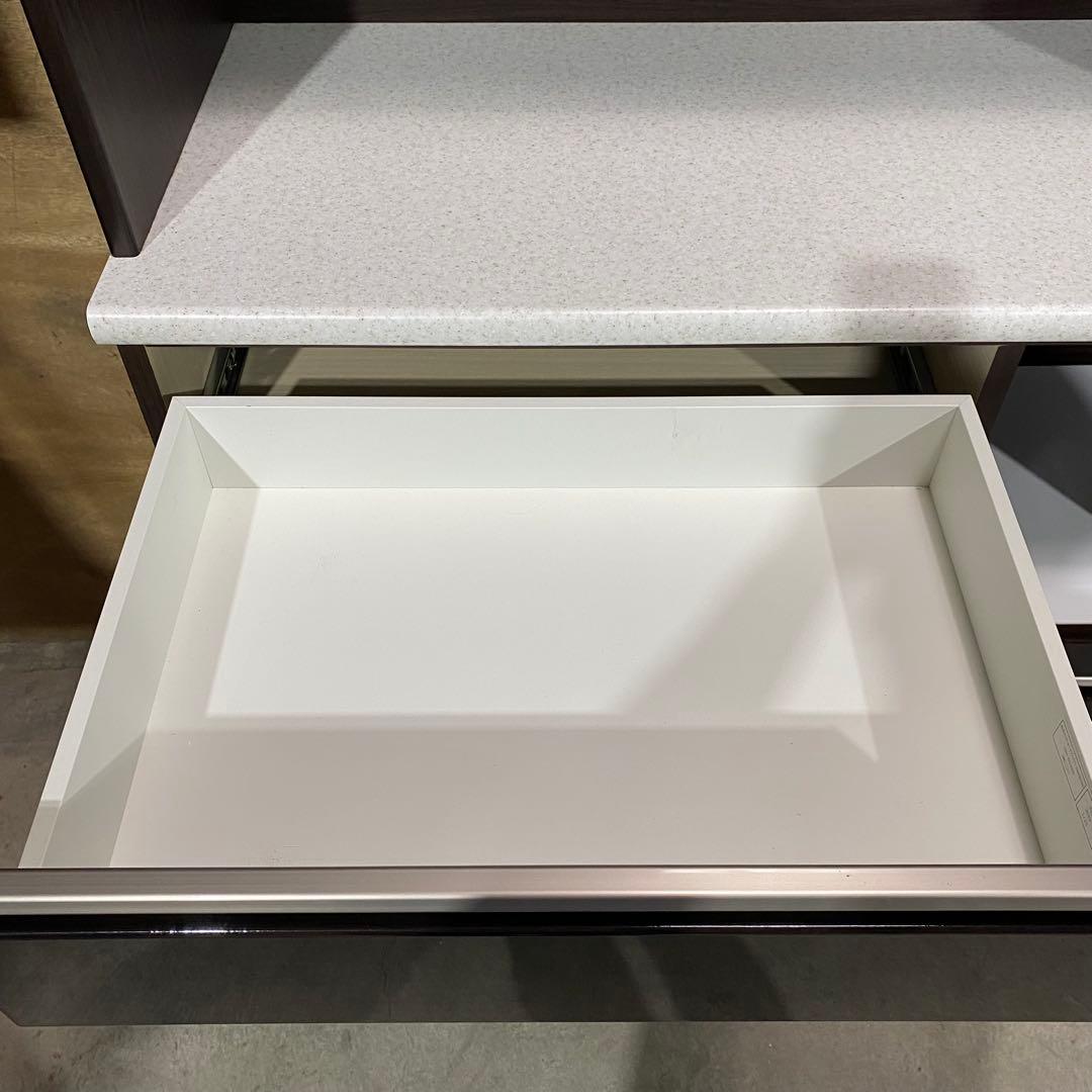 カエル　△【期間限定】ニトリ キッチンボード アルミナ2 100BK