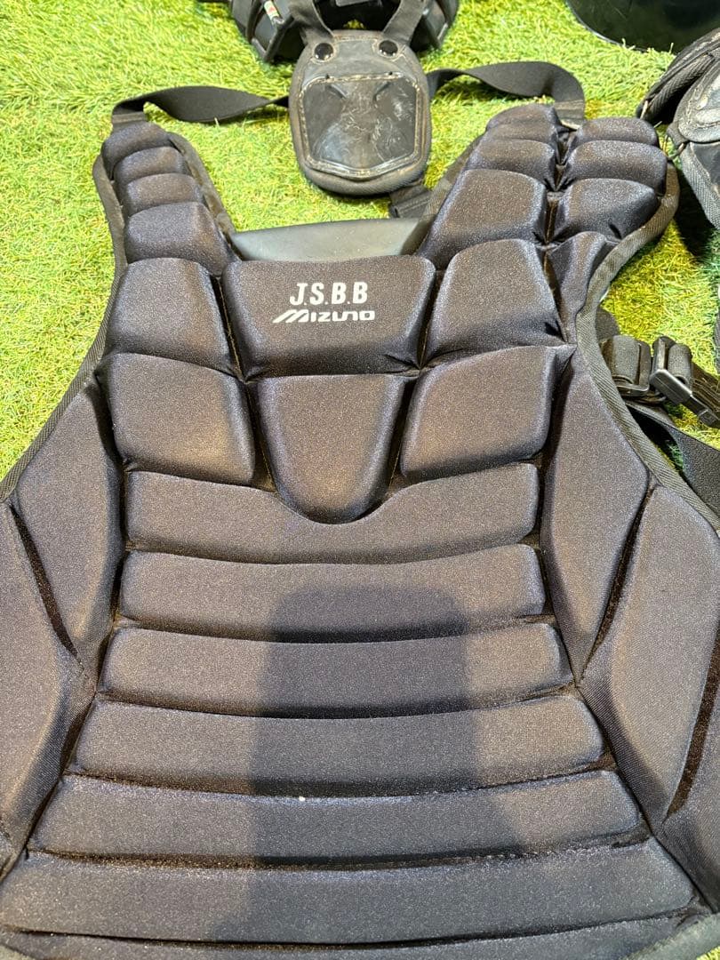 軟式 野球 ミズノ MIZUNO キャッチャー 防具 セット 黒 JSBB