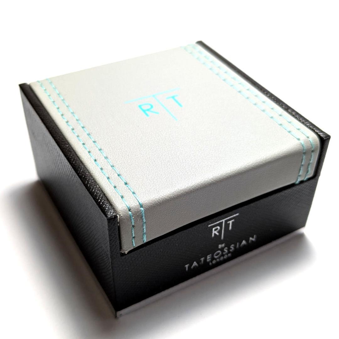 tac159 タテオシアン カフリンクス シルバー レジン ギア ゴールド英国製