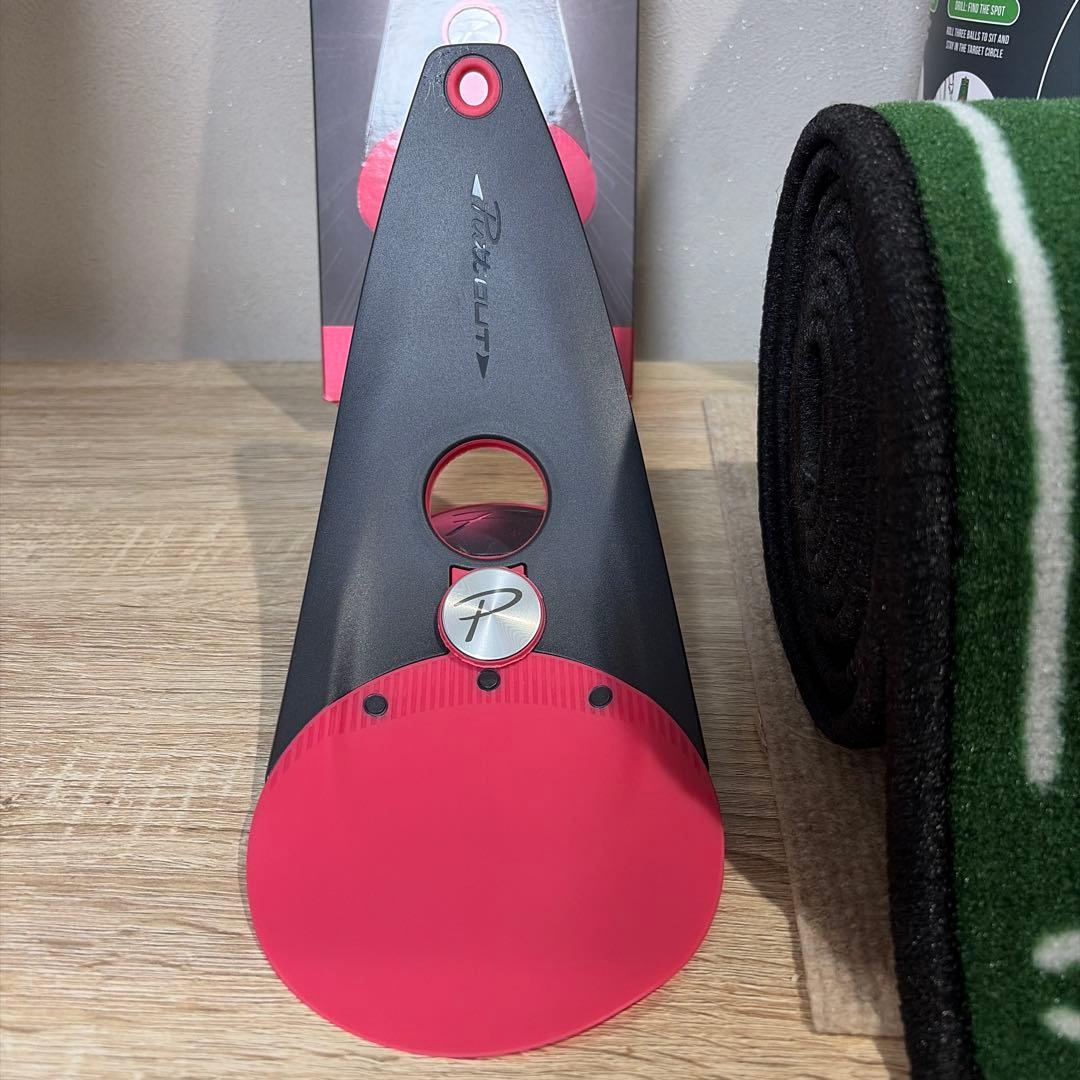 【美品】パットアウトパターマット スリム＋プレミアムプレッシャーパットトレーナー