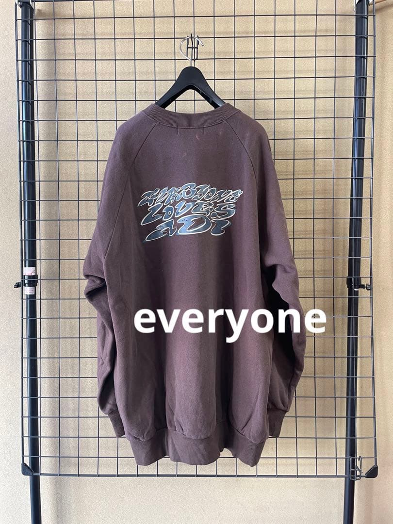 R*N様 everyone エブリワン クルーネック スウェットシャツ ブラウン