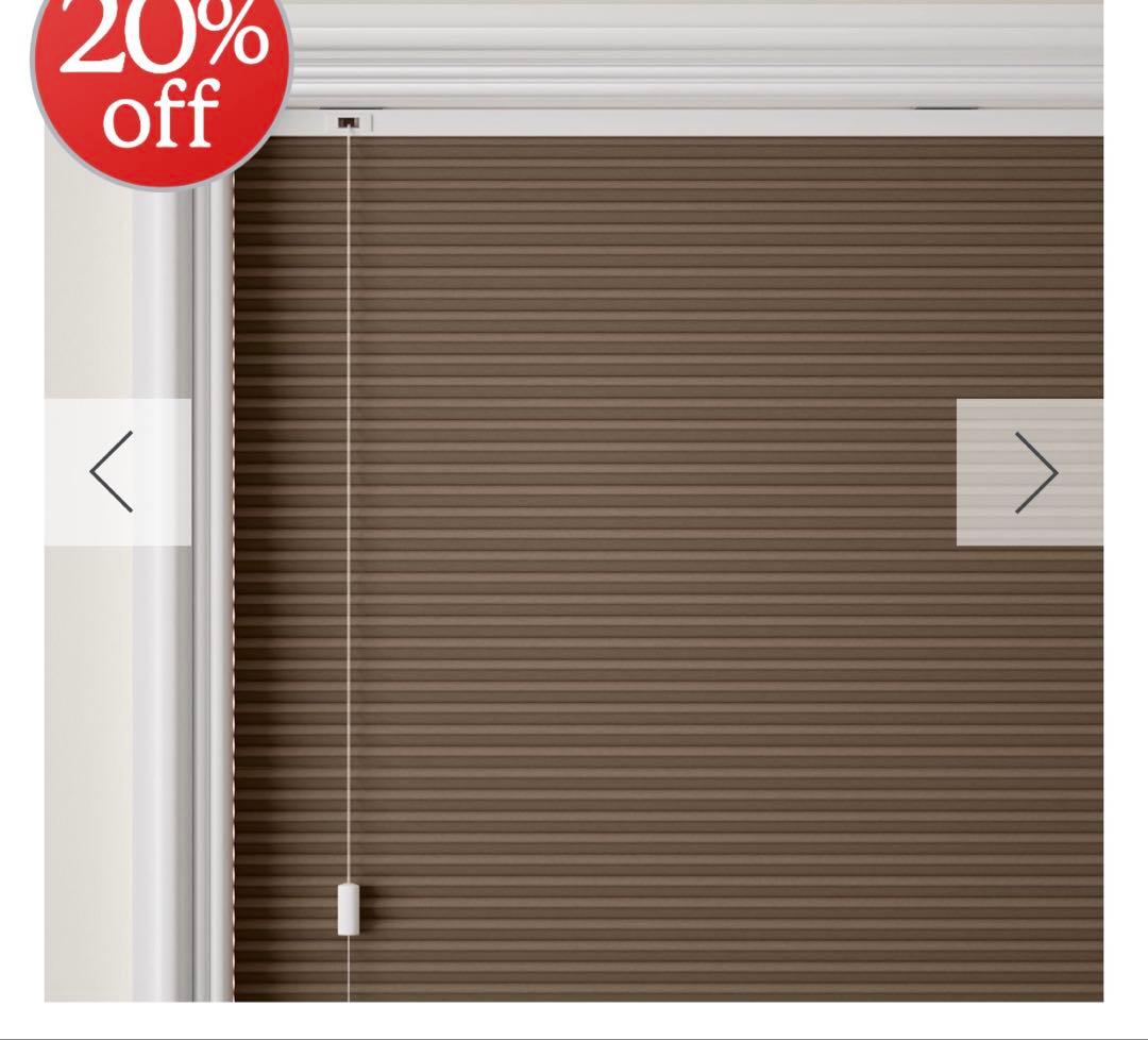 TUISS 遮光ハニカムシェード　チョコレート