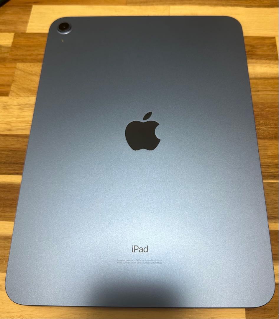 【美品】Apple iPad 第10世代ブルー64G Wi-Fiモデル