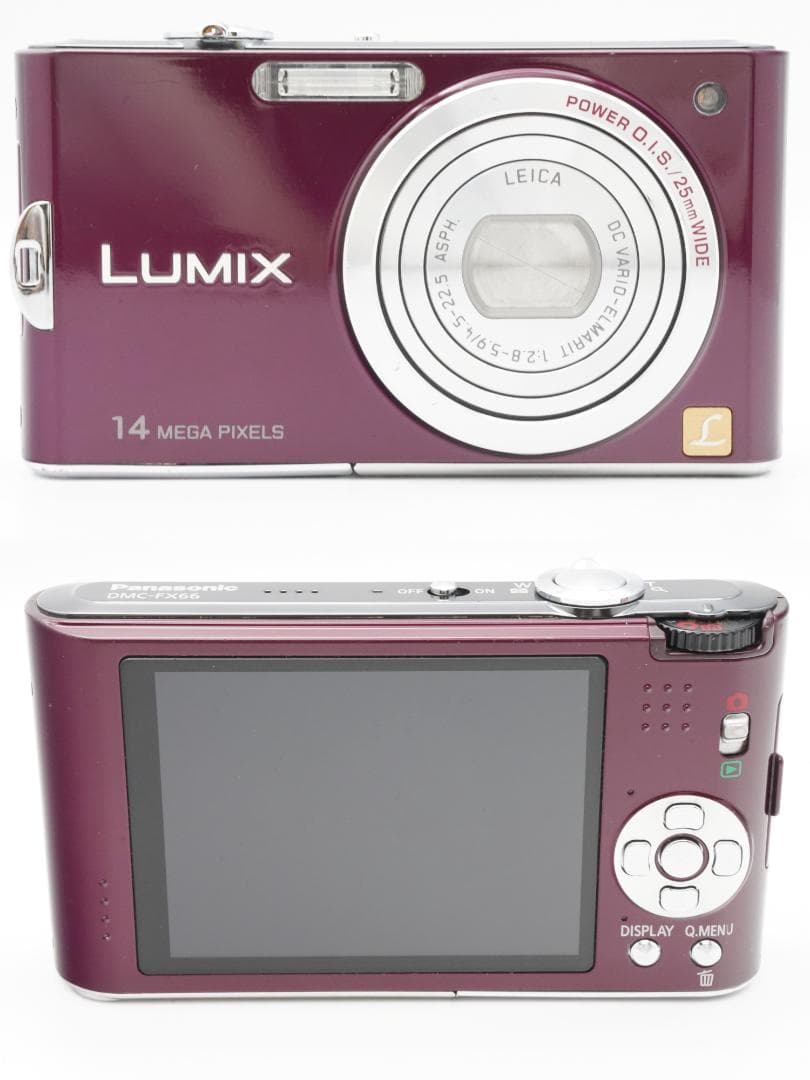 Panasonic DMC-FX66 バイオレット コンデジ 元箱付