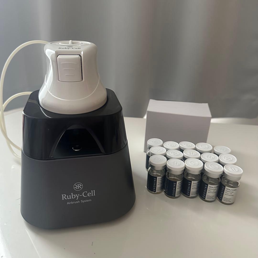 Ruby-Cell スカルプエアブラシ　エクソナイン15個付き