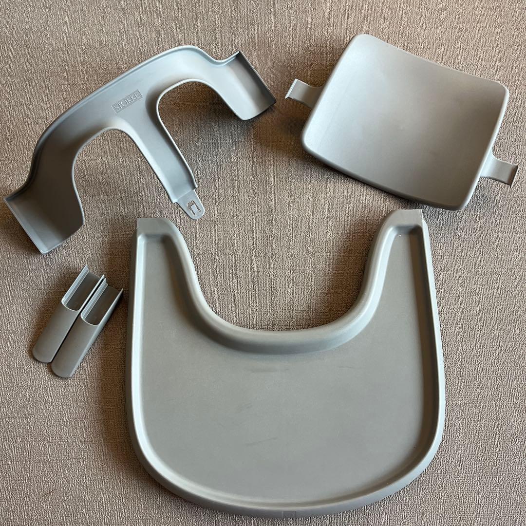 ストッケ　ベビーセット&トレイ　ストームグレー