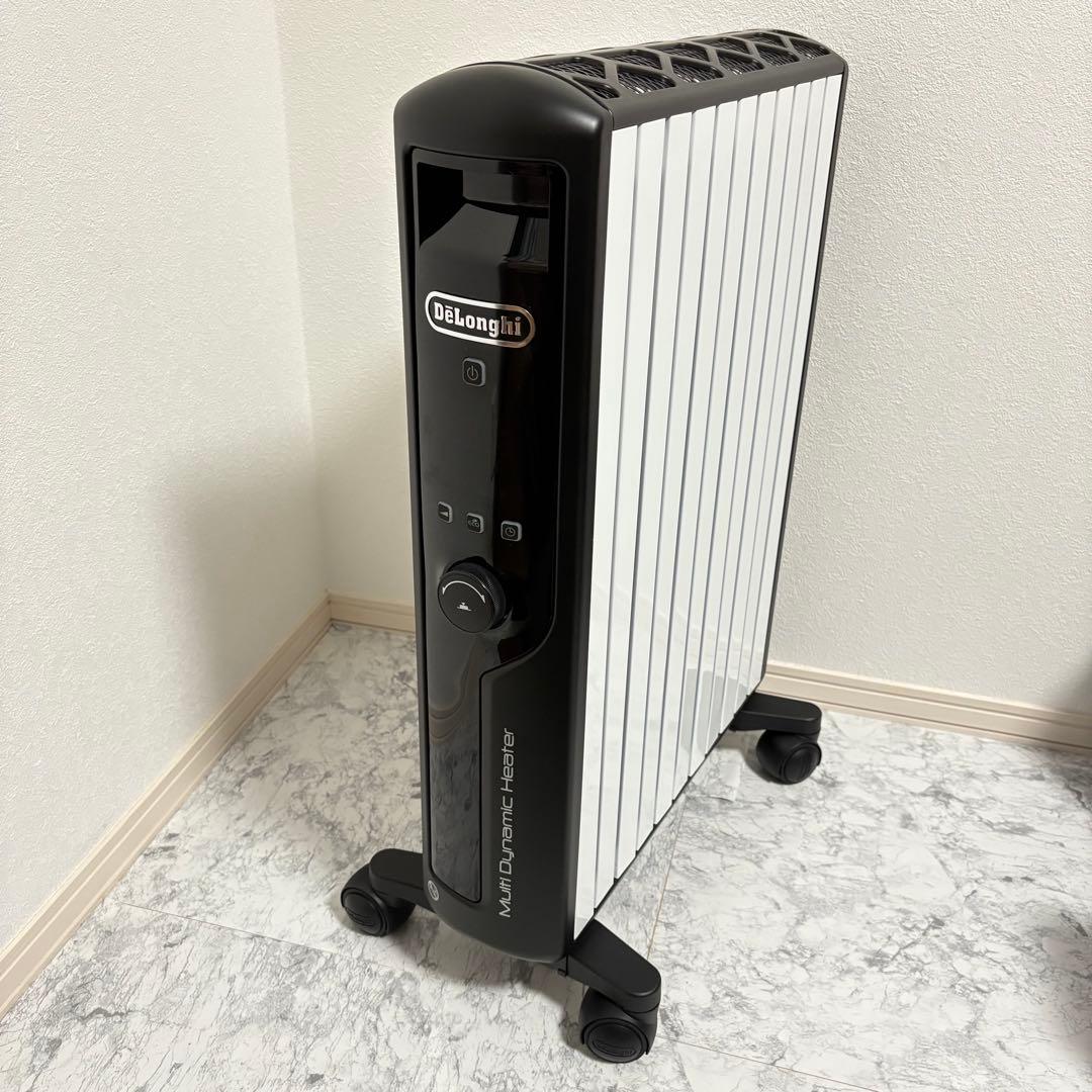 美品✨除菌済み✨リモコン未使用　デロンギ　ヒーター　ブラック　MDHU15-PB