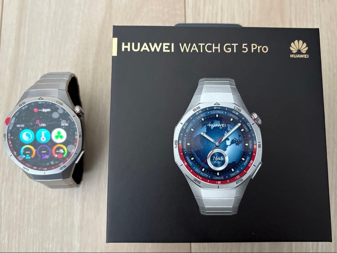 HUAWEI GT 5 PRO 46ミリ チタンニウム
