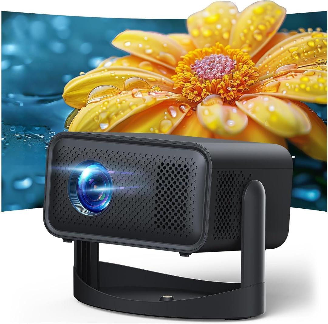 プロジェクター WiFi & Bluetooth 内蔵 自動台形補正 小型 軽量