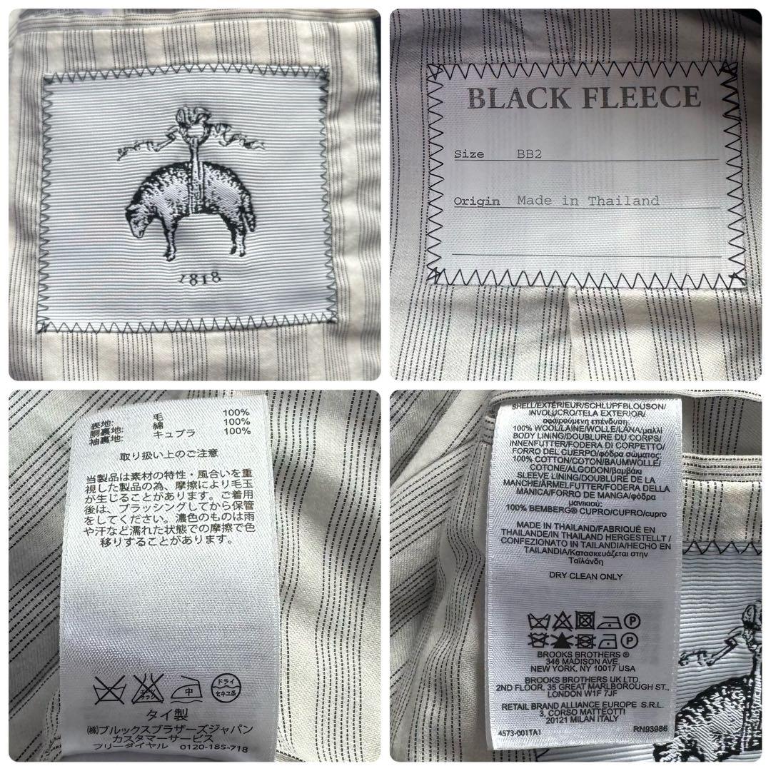 ブラックフリースバイブルックスブラザーズ　テーラードジャケット　ブロックチェック