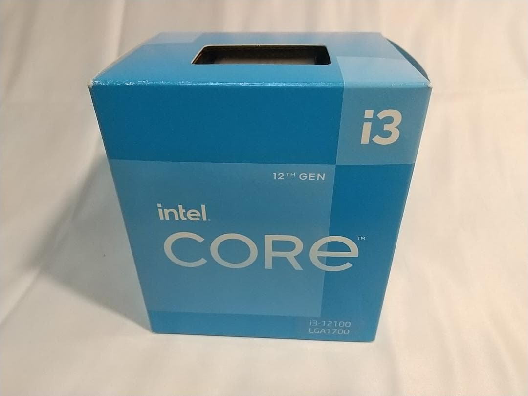 【動作確認済】Intel Core i3-12100 CPU LGA1700