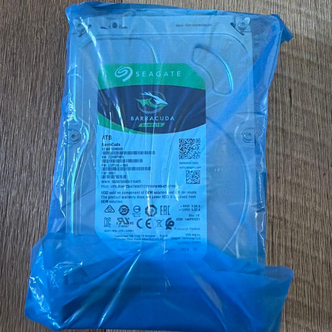 BUFFALO OP-HD4/4K 4TB HDD 新品未使用品