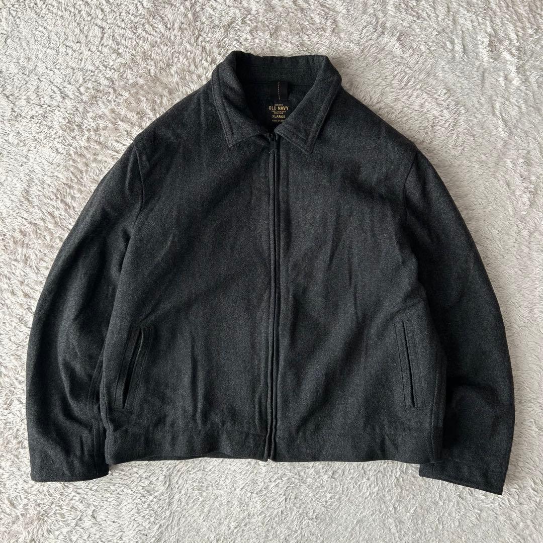 オールドネイビー 00s tough wool drizzler XL grey