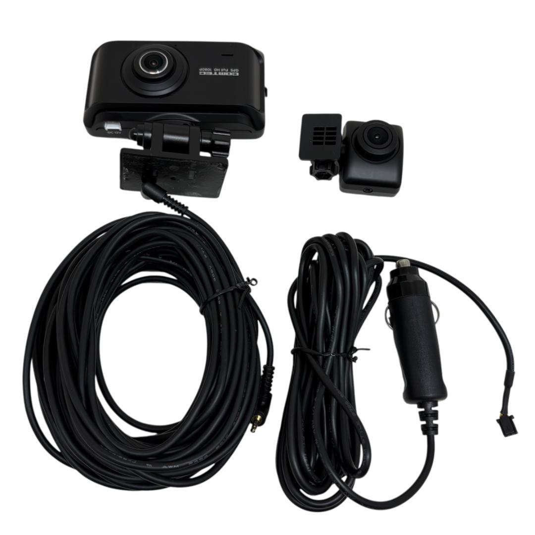 コムテック ZDR035 フルHDドライブレコーダー 前後カメラ 動確済み429