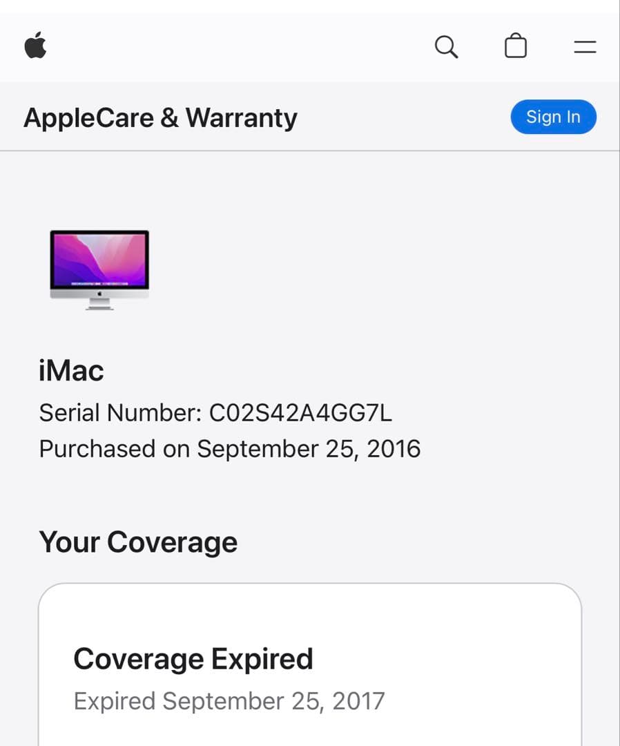 Macデスクトップ iMac 27inch 5K 2015 1TB