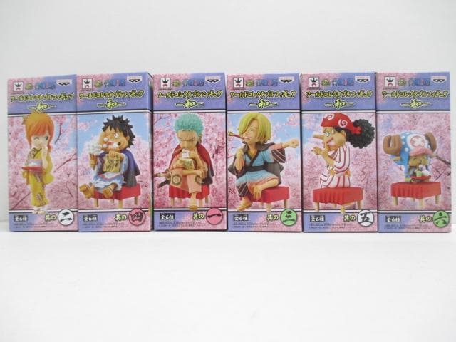 ワンピース ワールドコレクタブルフィギュア―和－ ６体セット