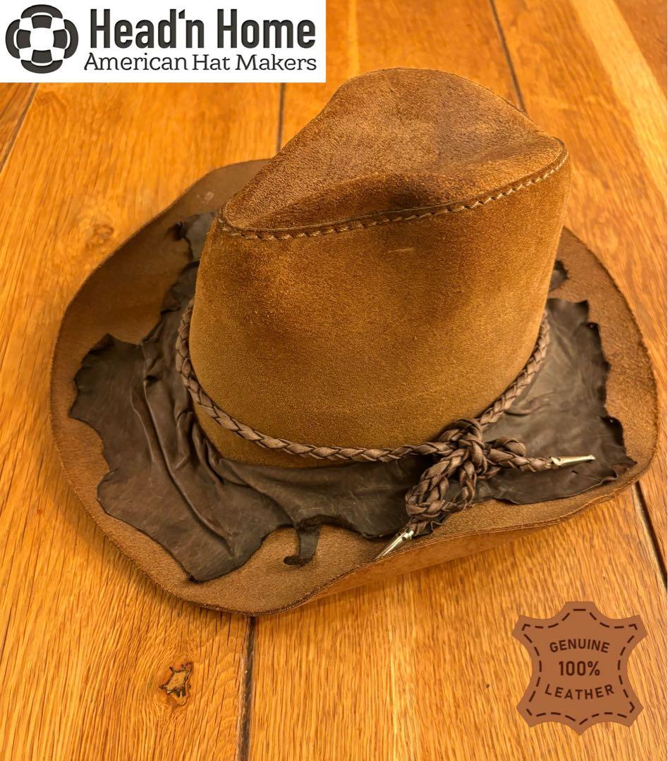 専用USA製 HEAD'N  ヘッドゥンホーム 本革製 ウェスタンハット