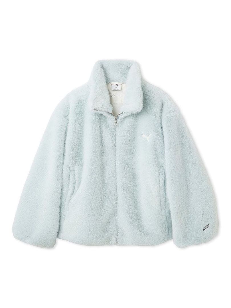 SNIDEL ×PUMA エコファーブルゾン シーグラスブルー