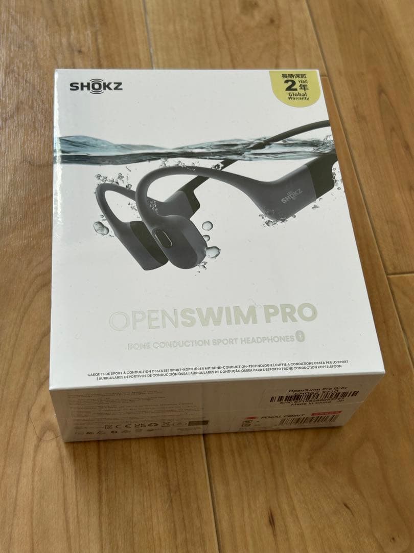 新品SHOKZ OPEN SWIM PRO 骨伝導イヤホン
