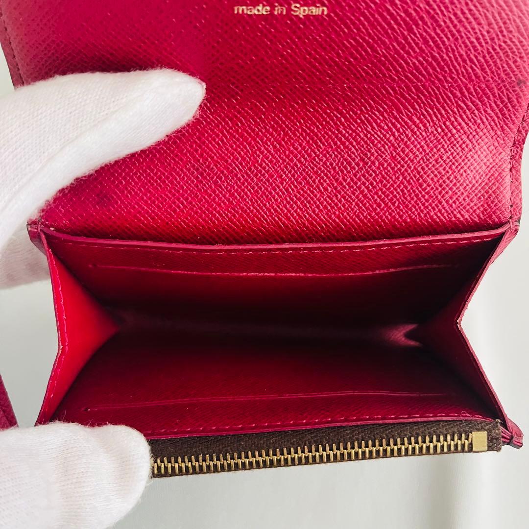 ルイヴィトン ポルトモネロザリ モノグラム 折り財布 カード 小銭入れ