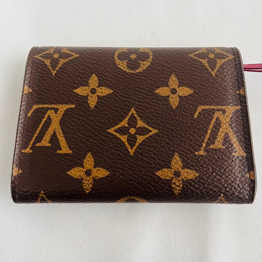 ルイヴィトン ポルトモネロザリ モノグラム 折り財布 カード 小銭入れ