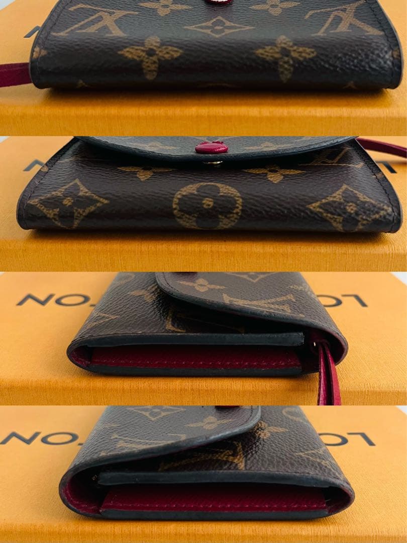 ルイヴィトン ポルトモネロザリ モノグラム 折り財布 カード 小銭入れ