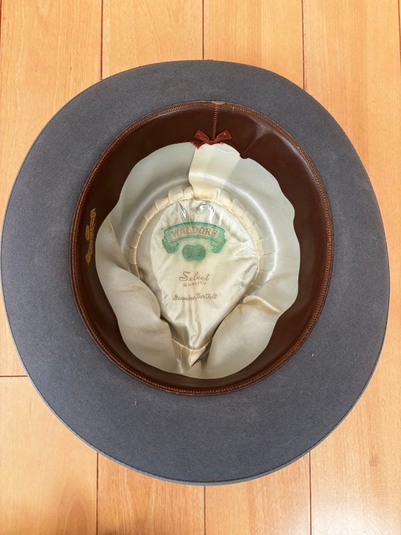 フェルトハット グレー60'sヴィンテージ