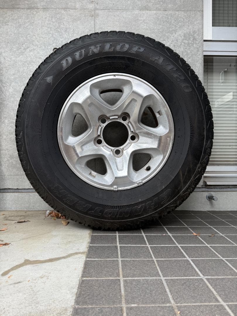 DUNLOP AT20 16インチ&再販ランクル70 ホイールセット