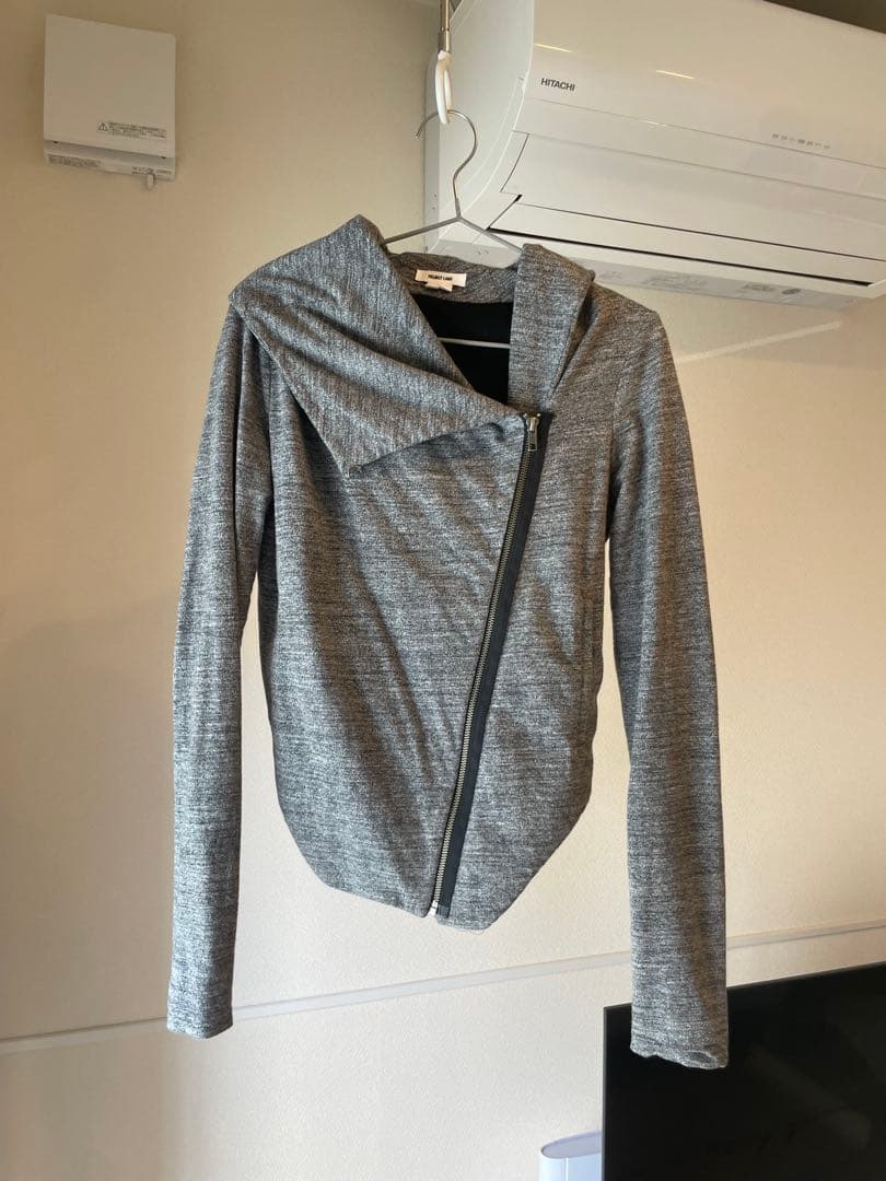 HELMUT LANG ジップアップ カットソー グレー