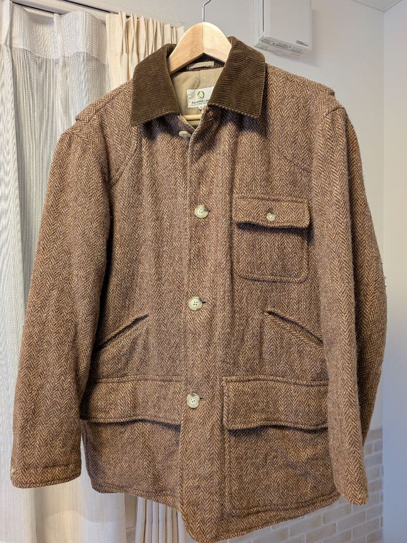ハリスツイード　ハンティングジャケット　カバーオール