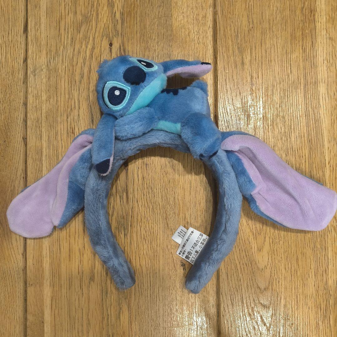 香港ディズニー スティッチ カチューシャ　超レア