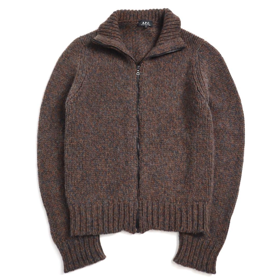 90s 00s vintage a.p.c. イタリア製 ドライバーズニット