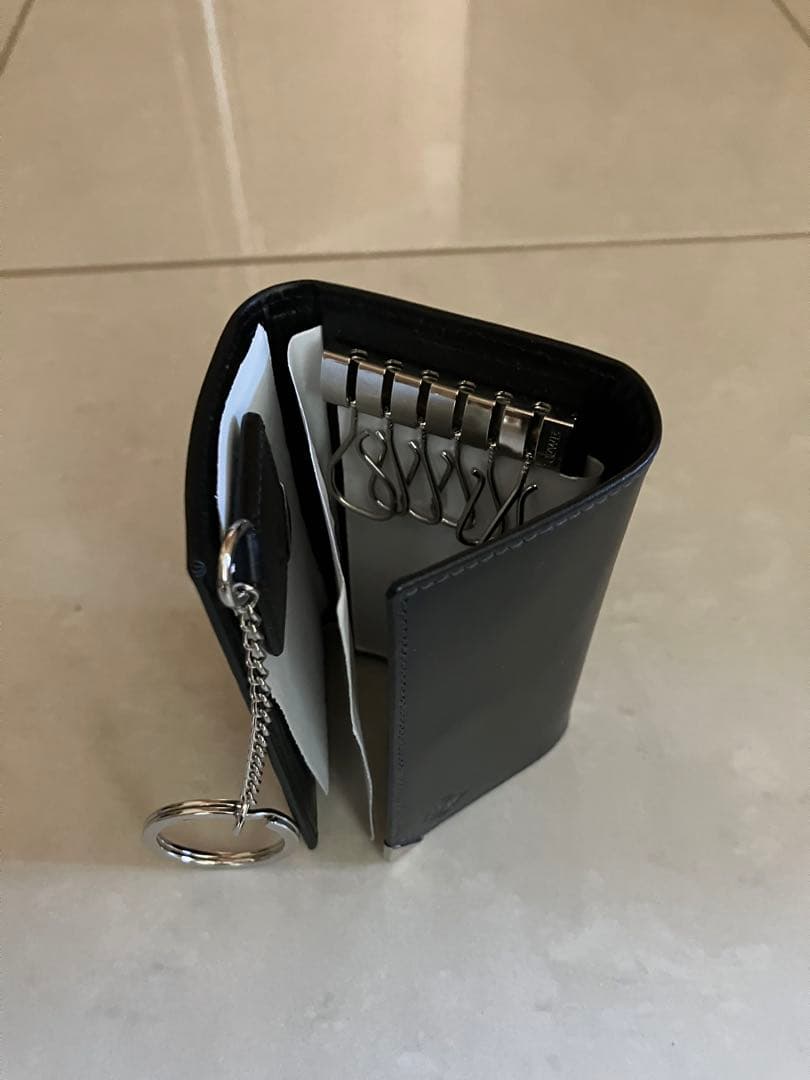 ロエベ　キーケース　ブラック