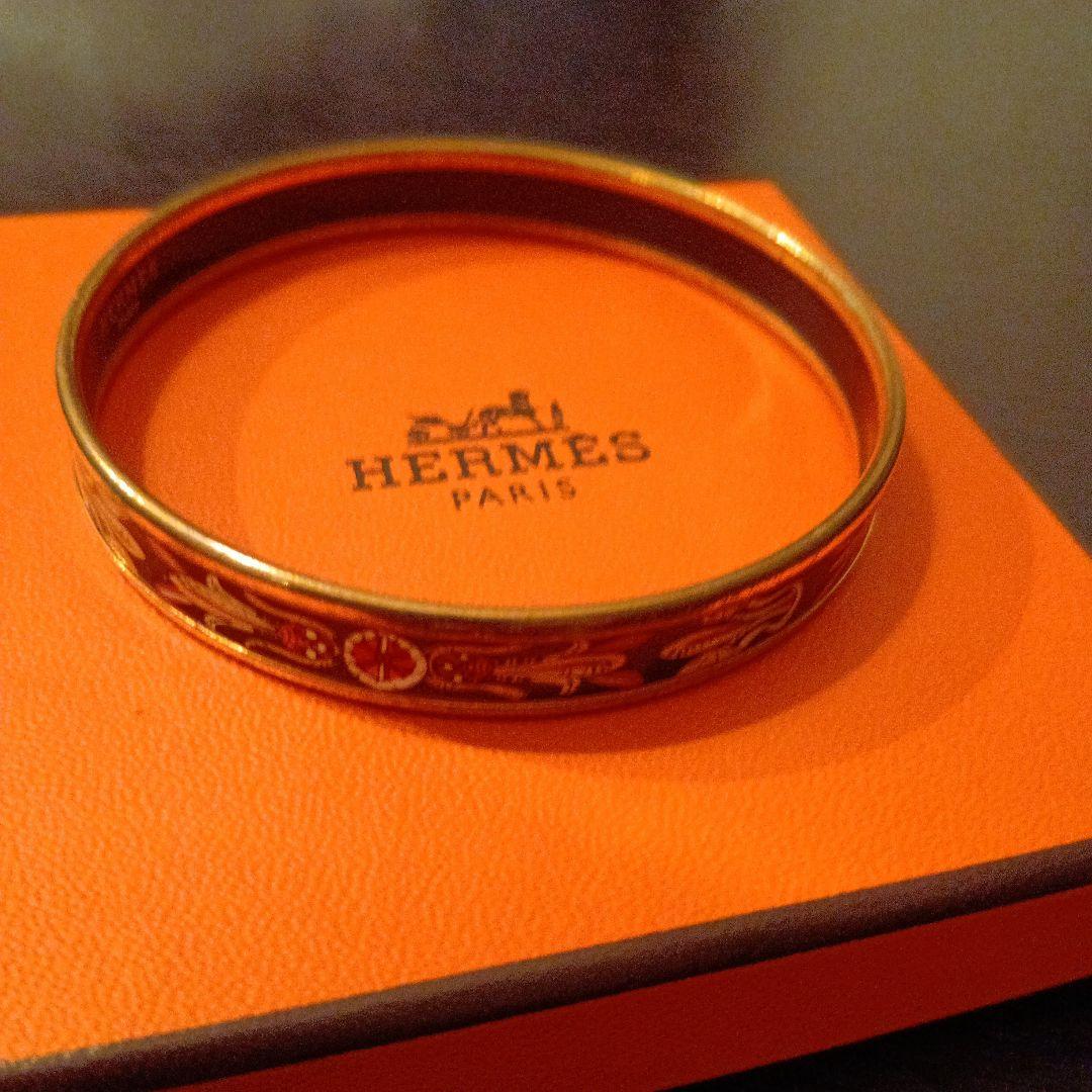 HERMES エマイユ バングル