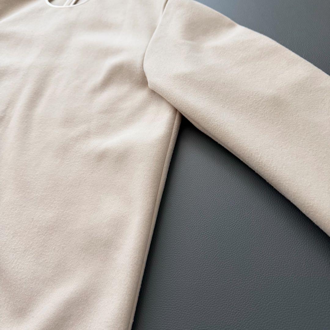 yori 2024AW ダブルクロスTeeブラウス 長袖 プルオーバー キナリ