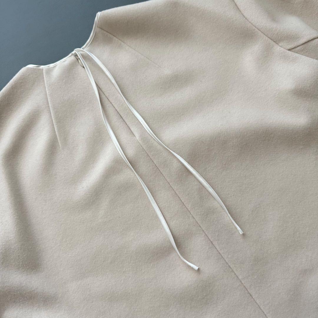 yori 2024AW ダブルクロスTeeブラウス 長袖 プルオーバー キナリ