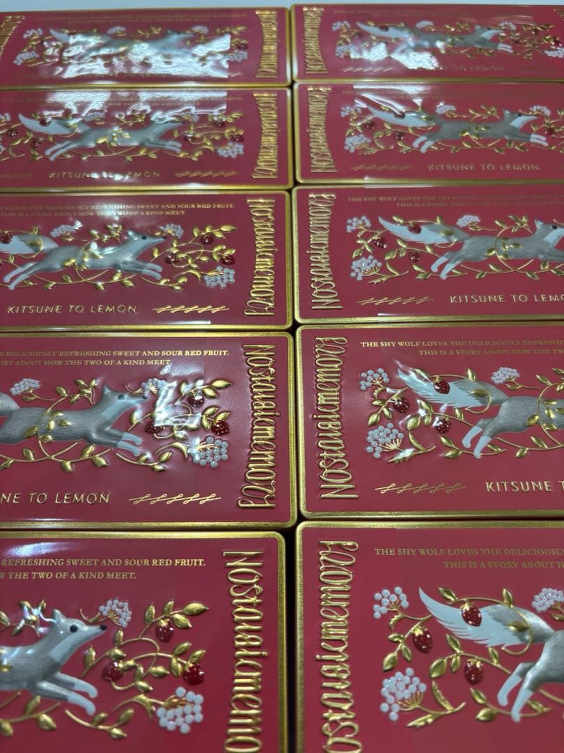 キツネとレモン　オオカミ　いちご　限定　バレンタイン　10缶セット　まとめ売り