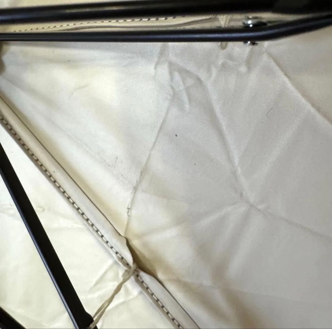 ★新品★GRACY　晴雨兼用　日傘　楽折１級遮光　遮熱　ペプラムフリル　ベージュ