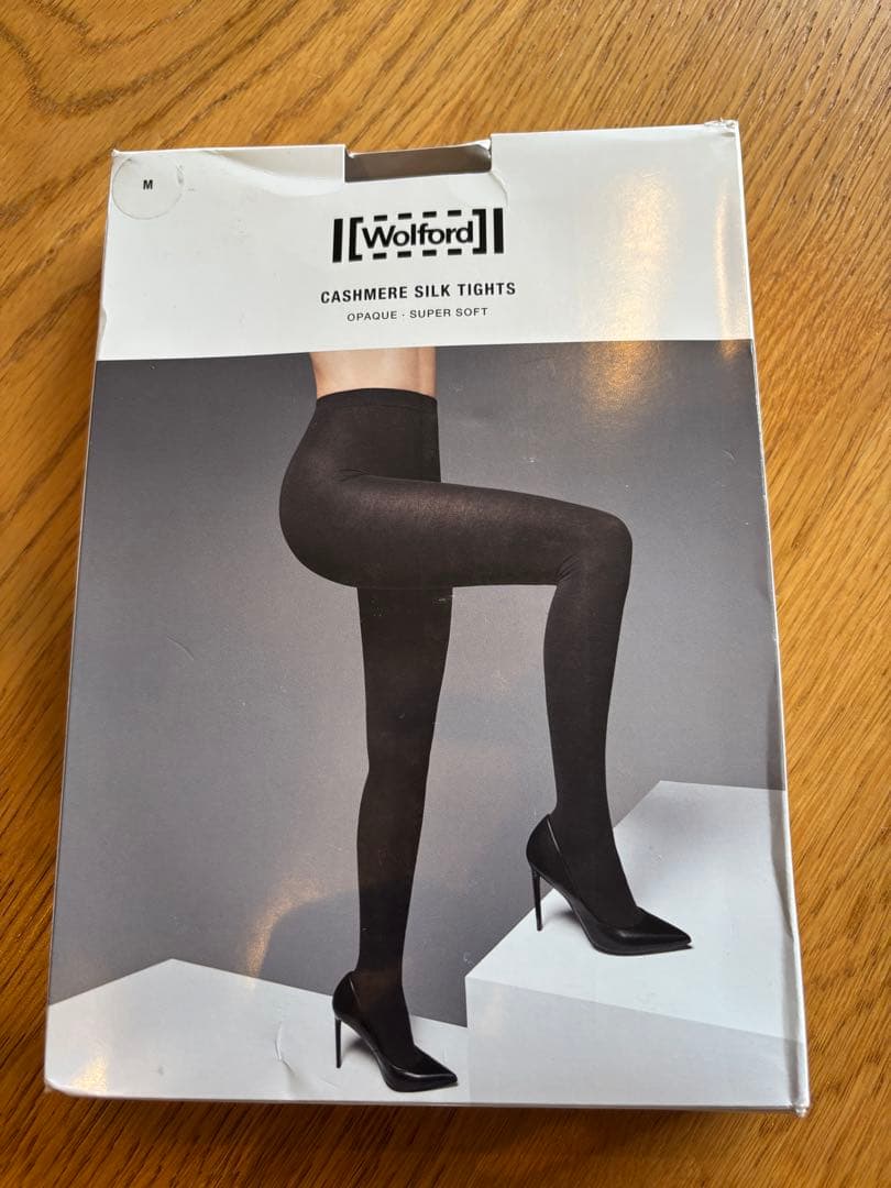 Wolford カシミアシルクタイツ M softcacao