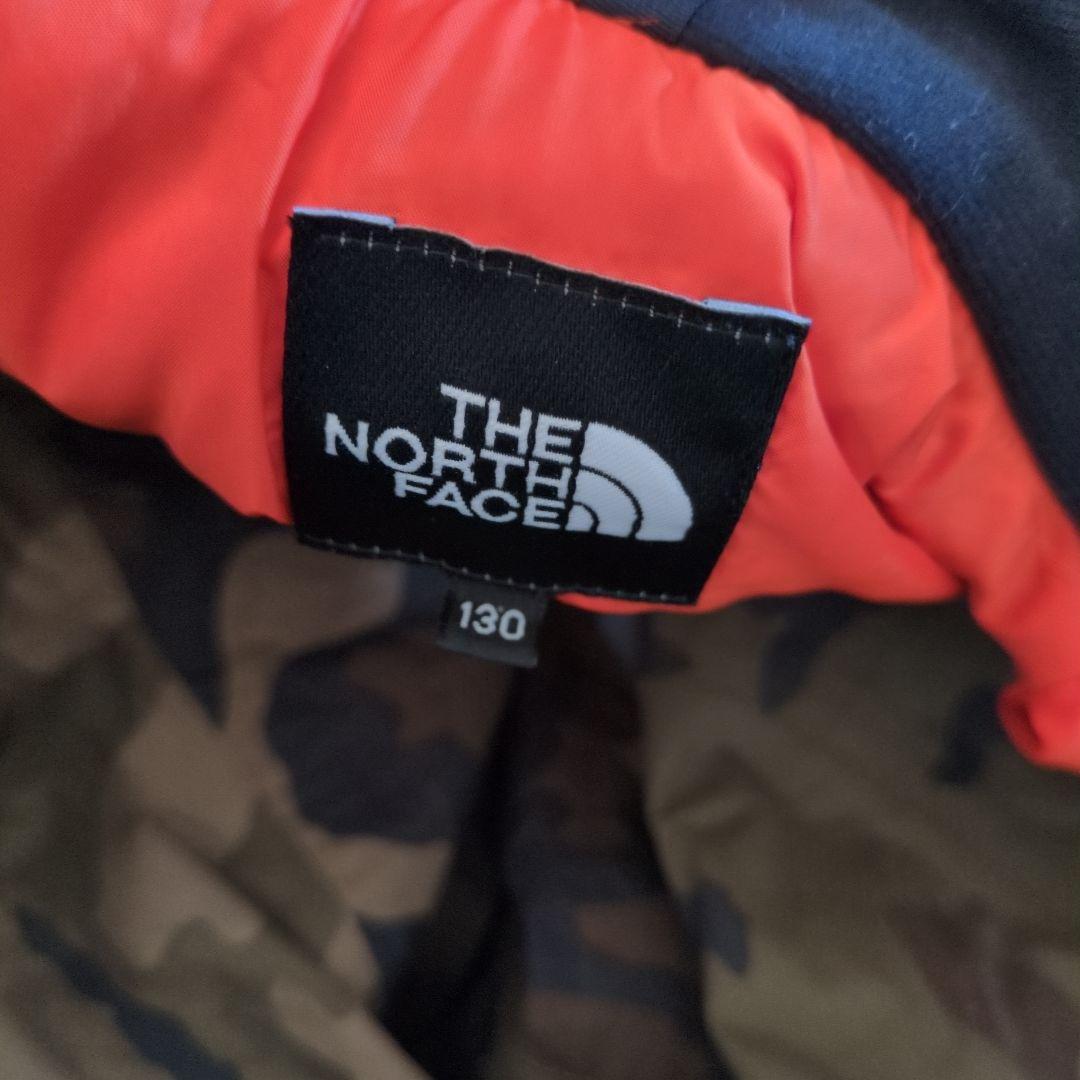 THE NORTH FACE 迷彩柄 スキー　スノボ　ウェア（子ども用）